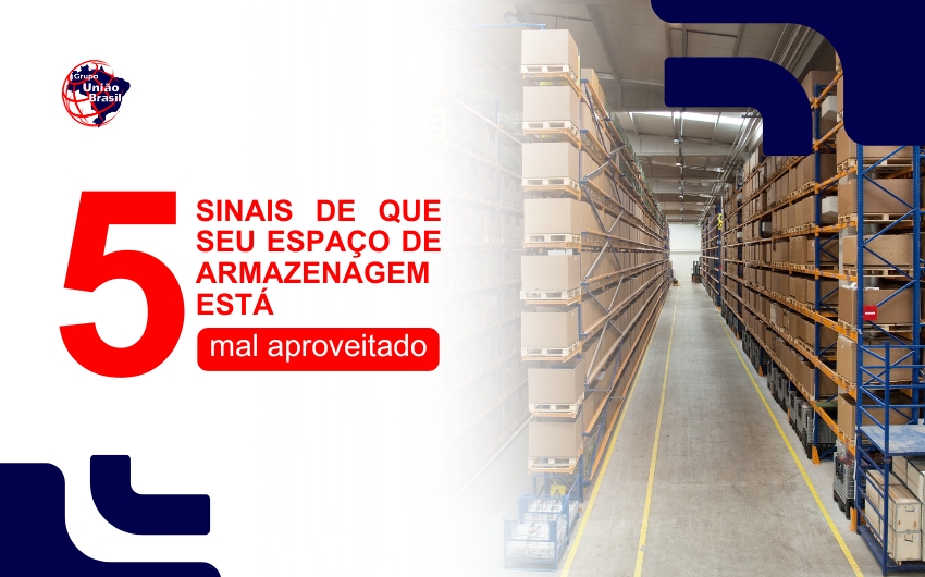 5 sinais de que seu espaço de armazenagem está mal aproveitado